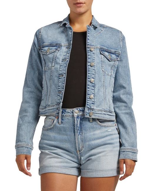 Silver Jeans Co. Jeans Co. Fitted Denim Jacket in at