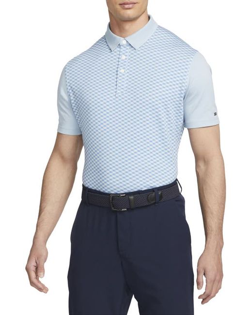 Nike Golf Dri-FIT Player Argyle Polo in Boarder Blue/Brushed at