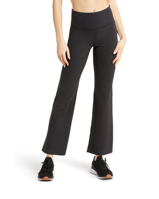 Zella Studio Luxe High Waist Flare Ankle Leggings in at