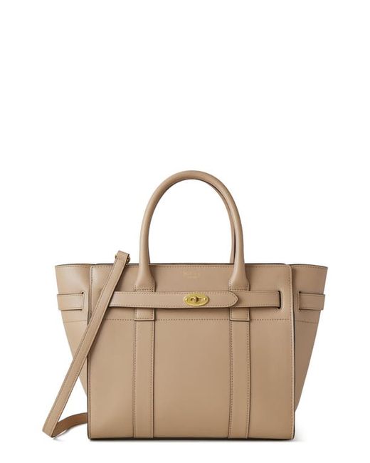 Mulberry Small Zipped Bayswater Leather Tote in at