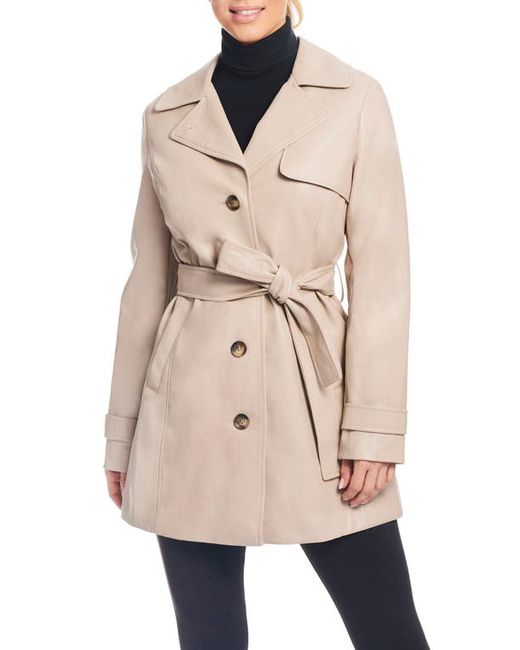 Sanctuary Faux Leather Trench Coat in at
