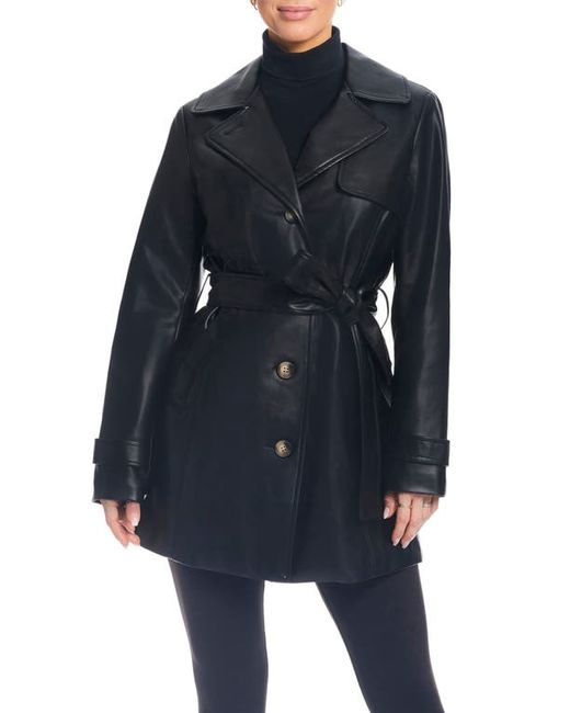 Sanctuary Faux Leather Trench Coat in at