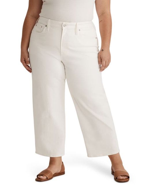Madewell Perfect Vintage Crop Wide Leg Jeans in at