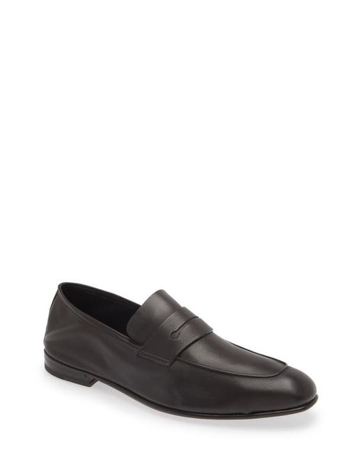 Z Zegna LAsola Leather Penny Loafer in at