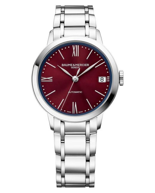 Baume & Mercier Classima 10691 Automatic Bracelet Watch 34mm in at