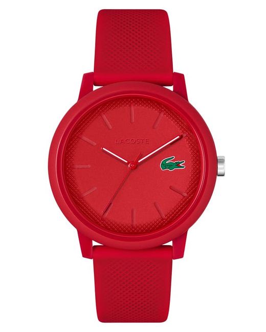 Lacoste 12.12 Silicone Strap Watch 42mm in at