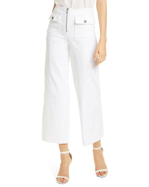 Cinq a Sept Azure Crop Wide Leg Jeans in at