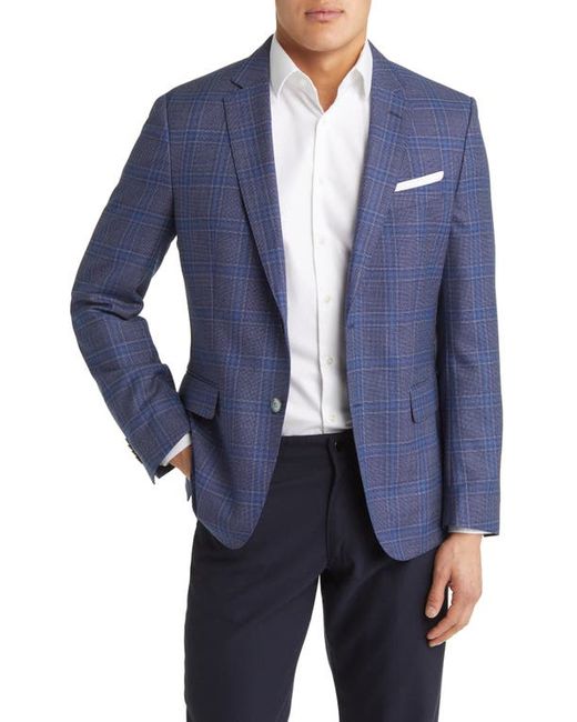 Boss Hutson Check Wool Sport Coat in at