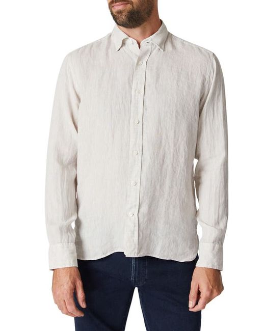 34 Heritage Solid Linen Chambray Button-Up Shirt in at