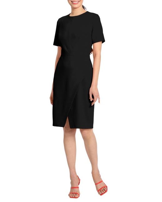 Maggy London Faux Wrap Sheath Dress in at