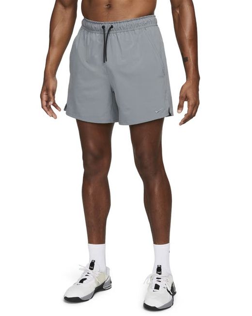 Nike Dri-FIT Unlimited Athletic Shorts in Smoke Grey/Black/Smoke Grey at