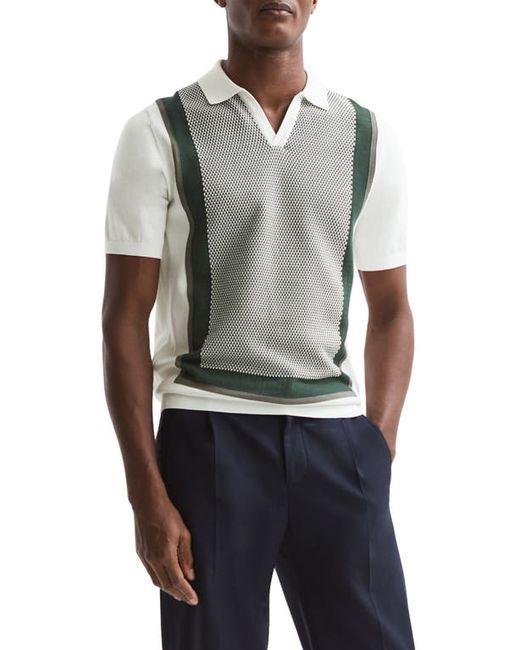 Reiss Kennington Colorblock Johnny Collar Polo in at