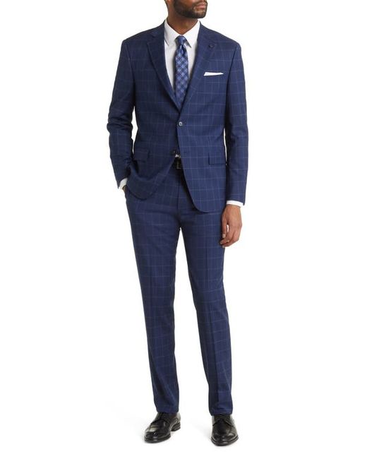 Hart Schaffner Marx New York Plaid Soft Wool Suit in at