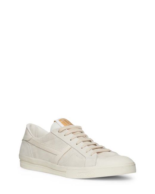Tom Ford Jarvis Low Top Sneaker in White/Ivory at