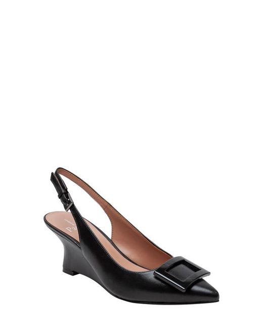 Linea Paolo Vista Slingback Pointed Toe Wedge Pump in at