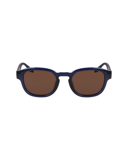 Converse Fluidity 50mm Round Sunglasses in Crystal Navy at
