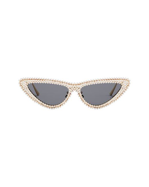 Dior MissDior Cat Eye Sunglasses in Shiny Gold Smoke at