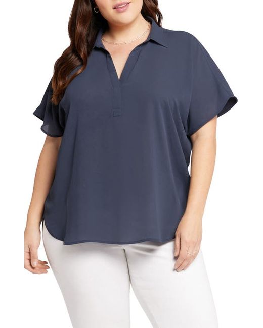 Nydj Becky Georgette Popover Top in at