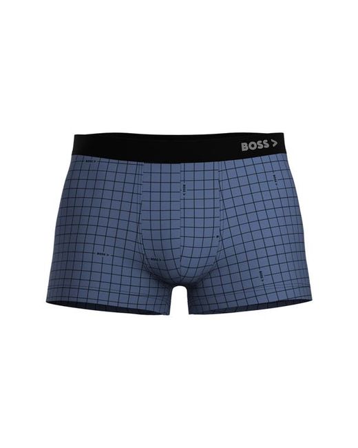Boss Check Print Trunks in at
