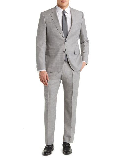 Boss Stretch Virgin Wool Suit in at