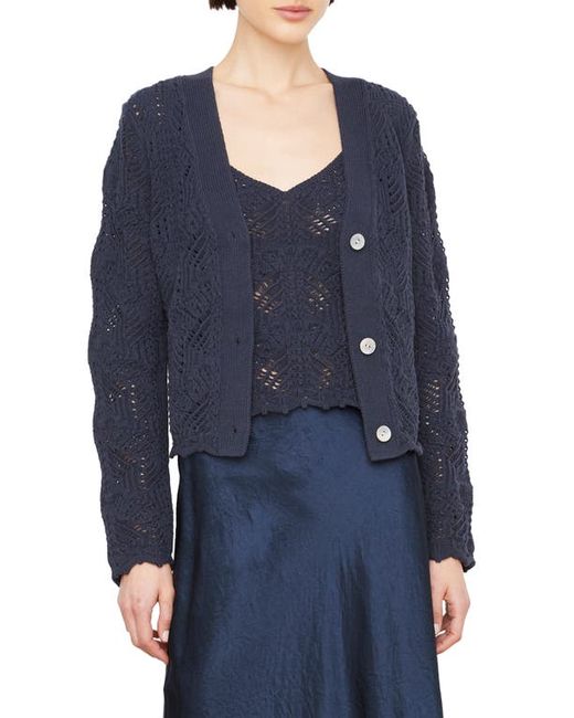 Vince Open Stitch Cardigan in at