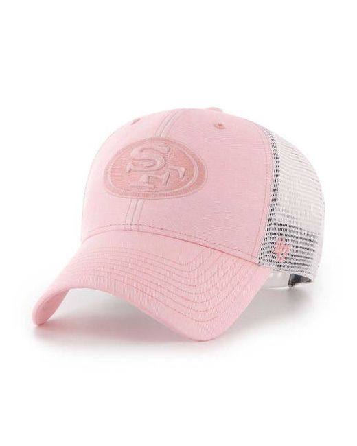 '47 47 White San Francisco 49ers Haze Clean Up Trucker Snapback Hat at One Oz
