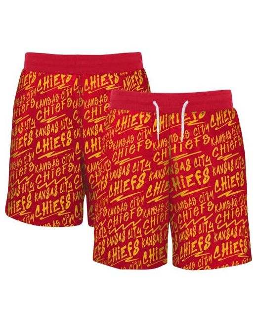 Outerstuff Youth Kansas City Chiefs Super French Terry Shorts at
