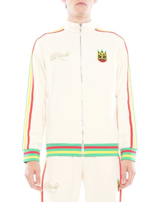 Cult Of Individuality Marley Zip-Up Cotton Knit Track Suit in at