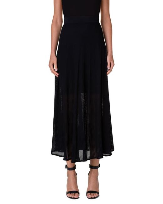 Akris Silk Lace Skirt in at