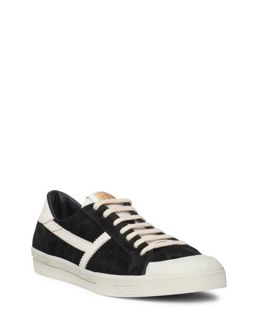 Tom Ford Jarvis Low Top Sneaker in Black/Cream at