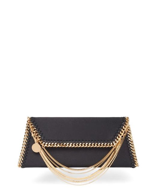 Stella McCartney Falabella Chain Detail Faux Leather Clutch in at