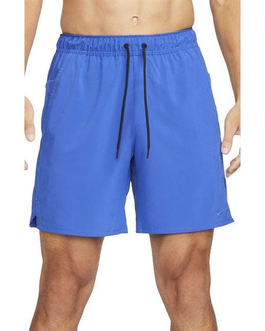 Nike Dri-FIT Unlimited 7-Inch Unlined Athletic Shorts in Game Royal/Game Royal at