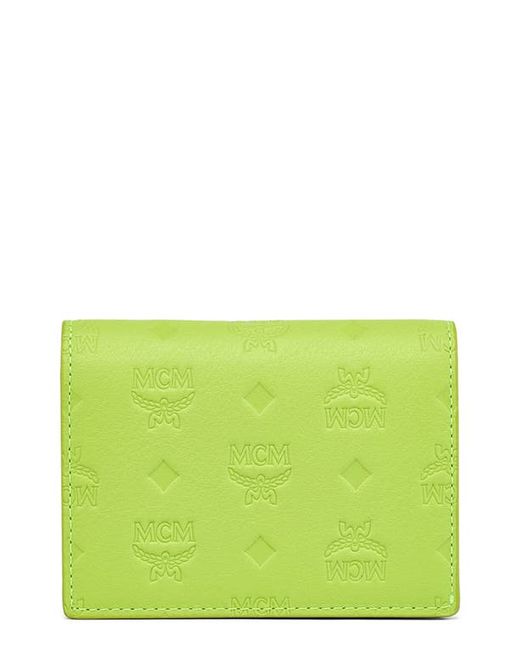 Mcm Aren Flap Trifold Mini Wallet in at