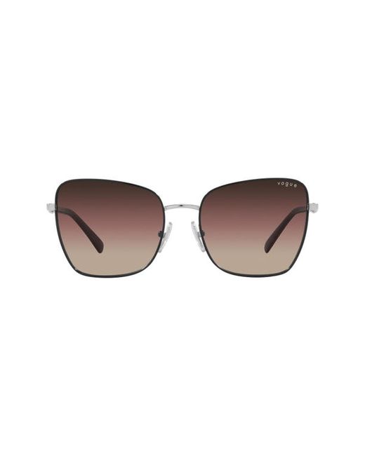 Vogue 56mm Gradient Butterfly Sunglasses in at