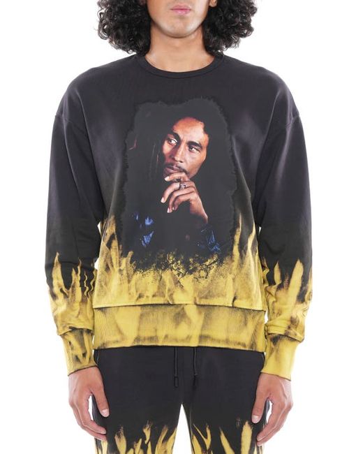 Cult Of Individuality Bob Marley Graphic Sweatshirt in at