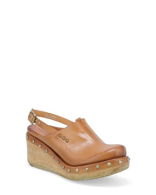A.S. 98 Puck Wedge Slingback Clog in at