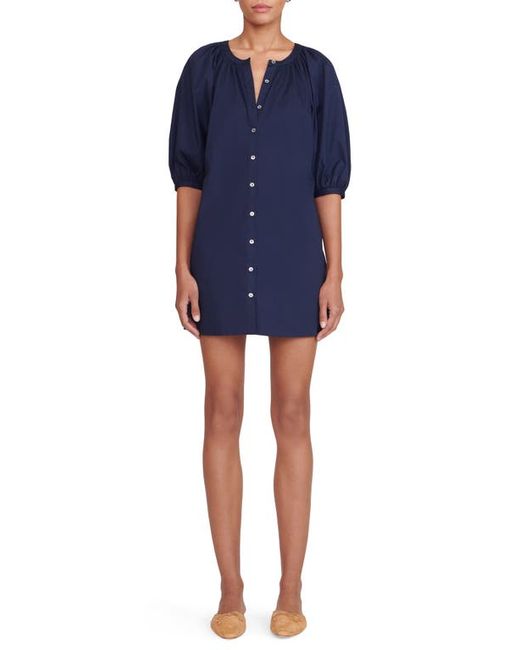 Staud Vincent Stretch Cotton Shirtdress in at