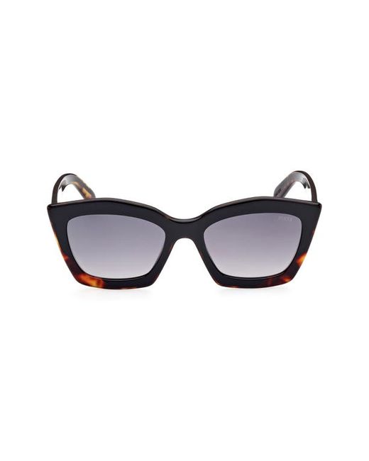 Emilio Pucci 54mm Rectangular Sunglasses in Other Gradient Smoke at
