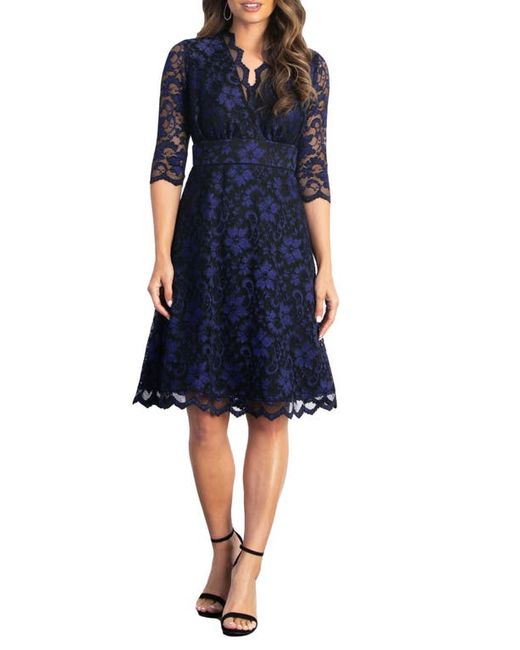Kiyonna Mon Cherie A-Line Lace Dress in at