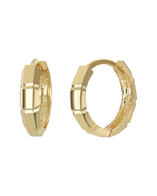 Bony Levy 14K Gold Segmented Huggie Hoop Earrings in at