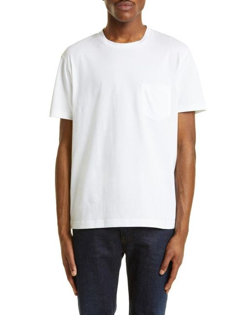 Sunspel Riviera Supima Cotton Pocket T-Shirt in at