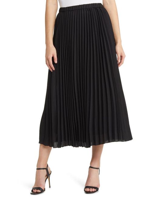 AK Anne Klein Pull-On Pleated Skirt in at