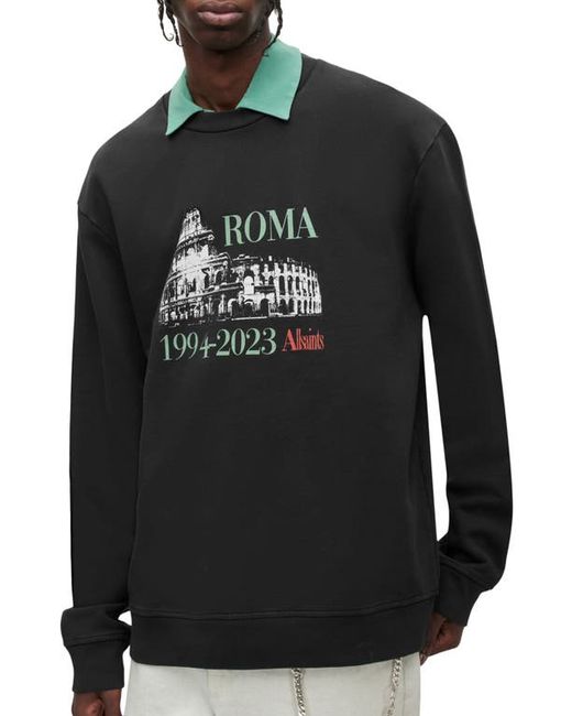 AllSaints Roma Graphic Sweatshirt in at