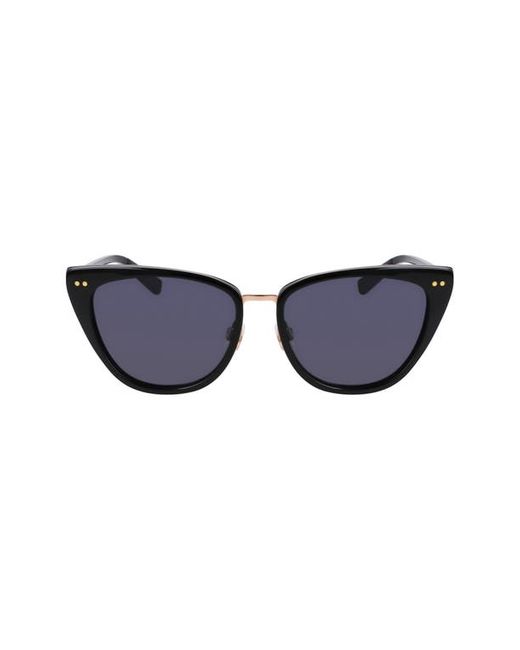 Shinola Runwell 55mm Cat Eye Sunglasses in at