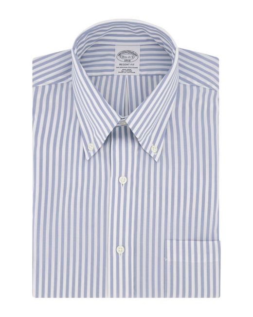 Brooks Brothers Non-Iron Regent Fit Dress Shirt in Clsscstpltblue at 17 36