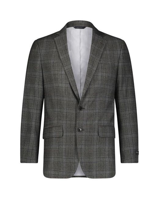 Brooks Brothers Regent Fit Wool Blend Sport Coat in Greybluflnlchk at 46 Regular