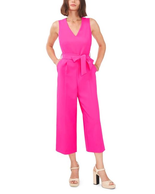 Vince Camuto Belted Crop Jumpsuit in at