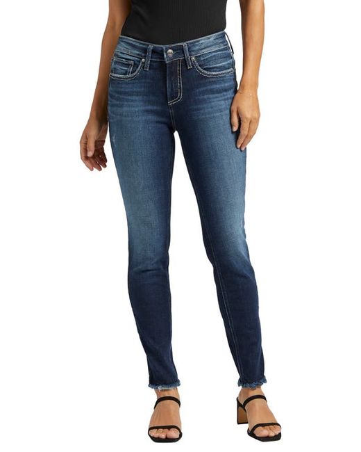 Silver Jeans Co. Jeans Co. Suki High Waist Raw Hem Skinny in at