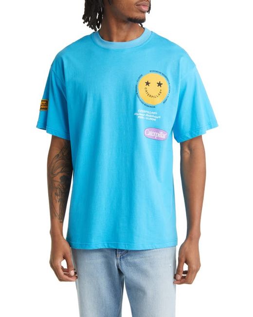 Caterpillar Smile Graphic Tee in at