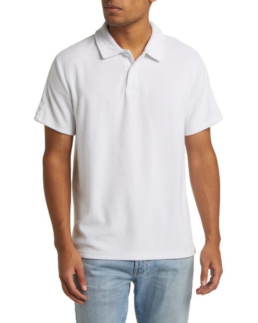 Fair Harbor Organic Cotton Blend Terry Polo Shirt in at